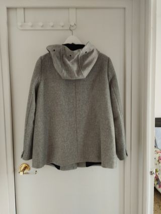 Chaquetón Zara Gris - Talla M