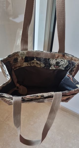 Bolso Shopper, Tote tapiz de perritos