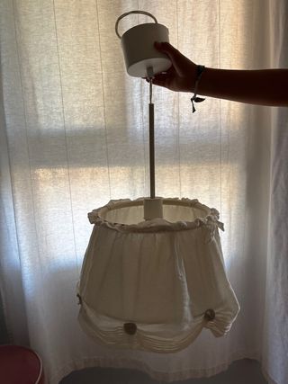 Lámpara colgante blanca