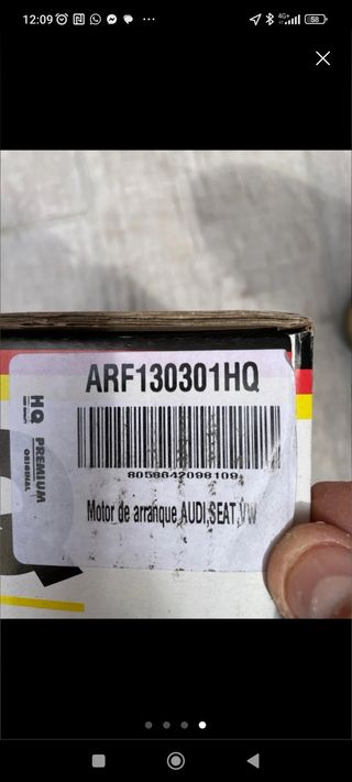 Motor Arranque Coche grupo vag Seat Audi Volkswage