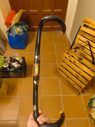 Potencia carbono + manillar carretera carbono