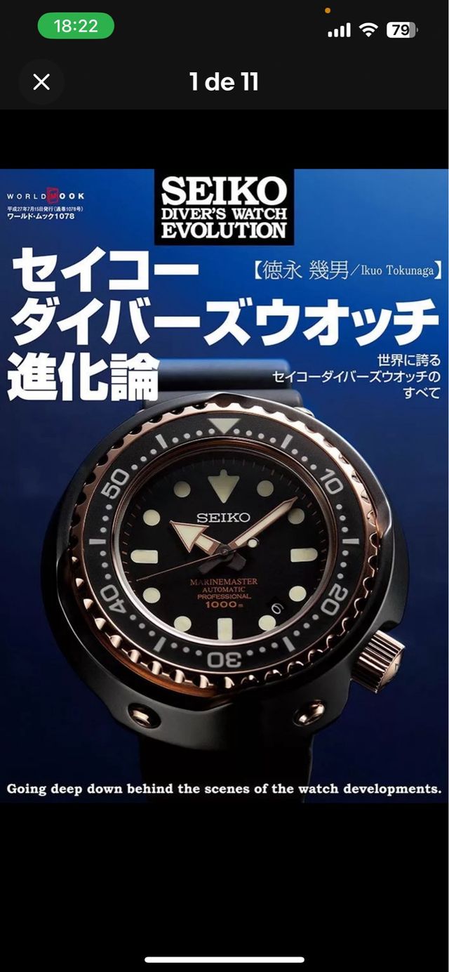 REVISTA SEIKO DIVER JAPONESA
