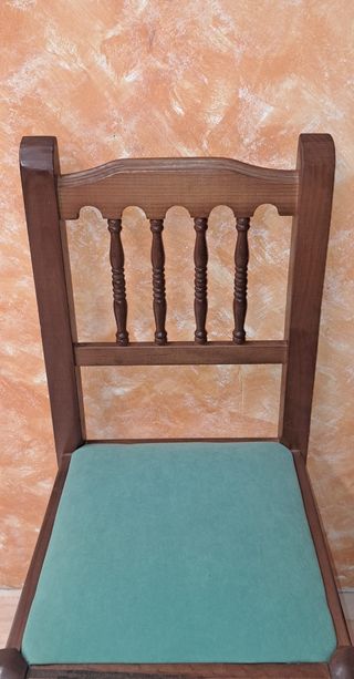 Silla de madera provenzal