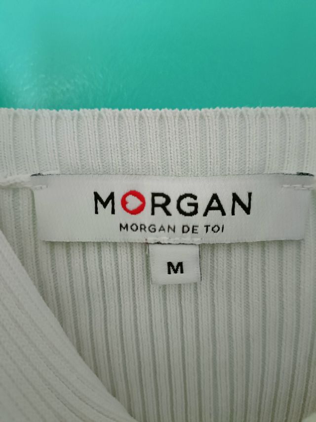 Vestido de canalé beige de tirantes