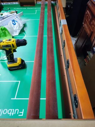 2 Sujeta Campos Futbolín Duguespi x 10 €