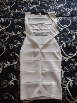 Vestido blanco XS - elegante