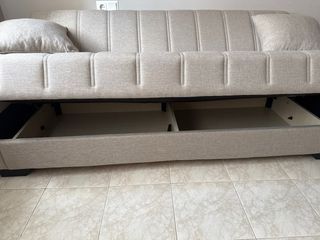 Sofá cama beige - nuevo