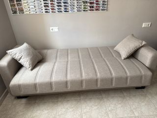 Sofá cama beige - nuevo