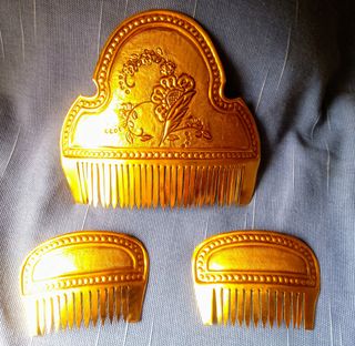 Aderezos de Fallera antiguo dorado.