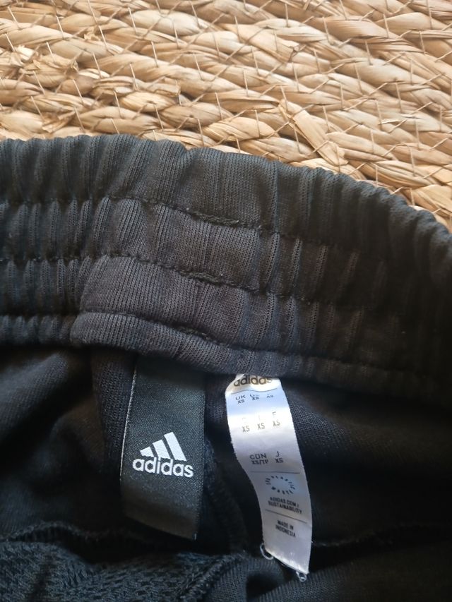 Pantalón largo adidas negro original