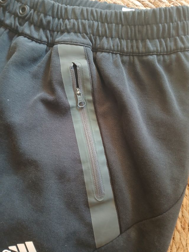 Pantalón largo adidas negro original