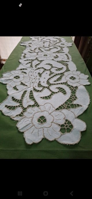 Runner ricami intaglio 