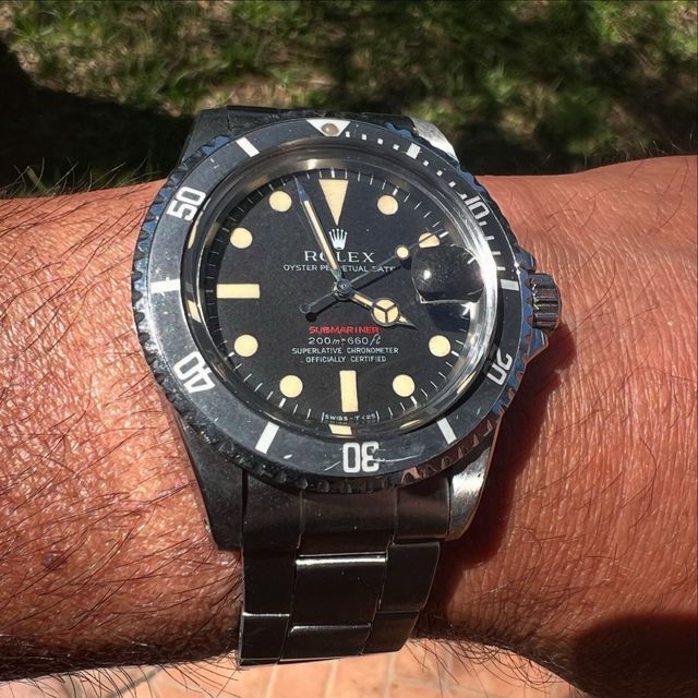 Rolex Submariner 1680: Dial Tropical