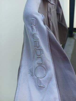 Polo FUGANZA equitación beige gris