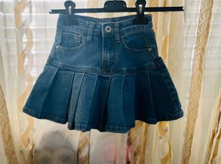Gonna jeans plissettata bimba 4 anni