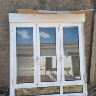 Ventana aluminio blanca 3 hojas