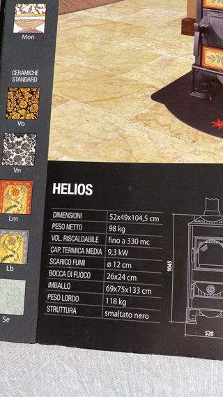 Stufa a legna Castelmonte