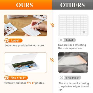 Caja Fotos Lifewit 10x15cm con 18 Fundas