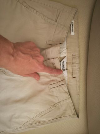 Pantalones cargo Jack & Jones beige