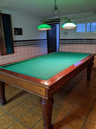 Mesa billar francés antigua