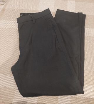 Pantalones vestir Pull&Bear negros - 38