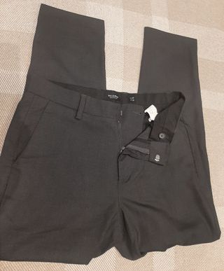 Pantalones vestir Pull&Bear negros - 38