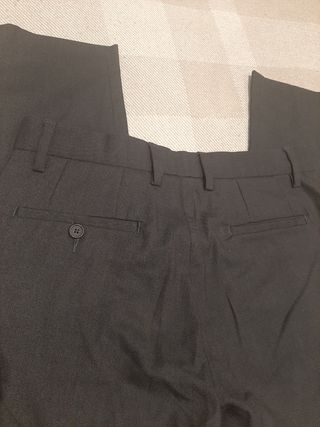 Pantalones vestir Pull&Bear negros - 38