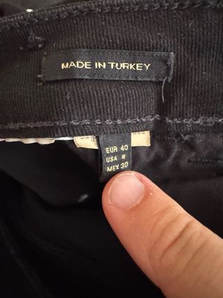 Pantalones negros Massimo Dutti
