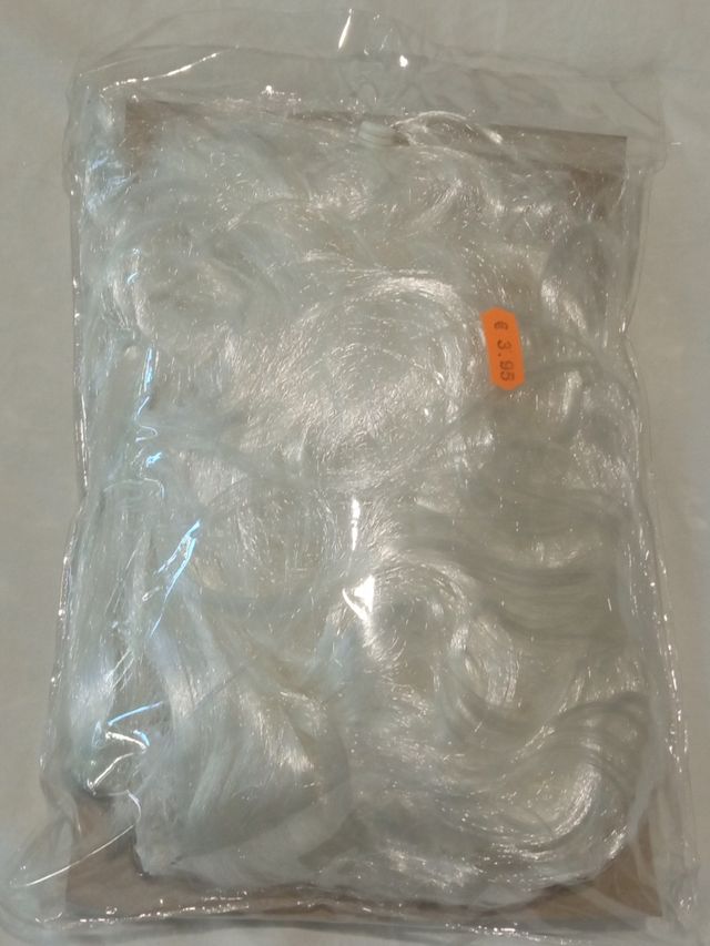 Peluca Blanca/Plateada para HALLOWEEN