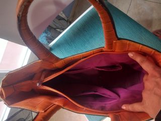 Bolso piel coco multicolor