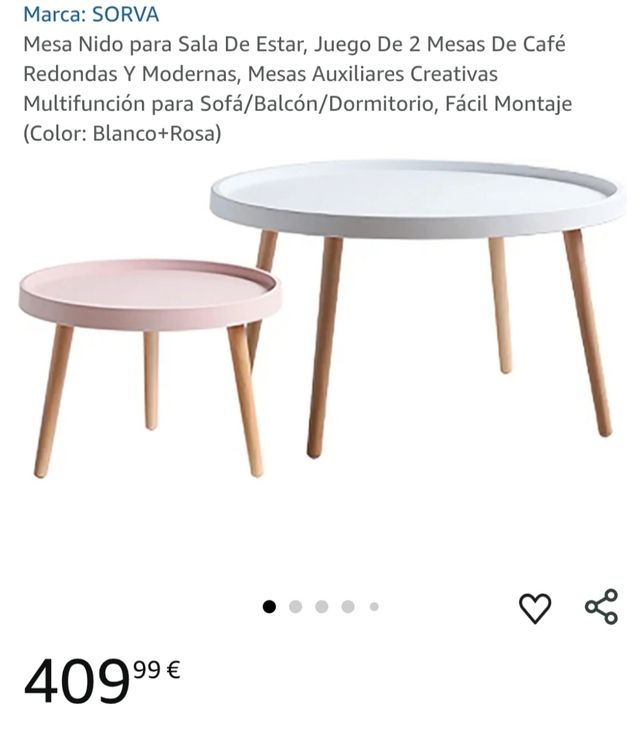 Tavolini a nido SORVA - 2 tavoli