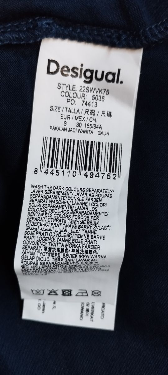 Vestido Desigual Talla S