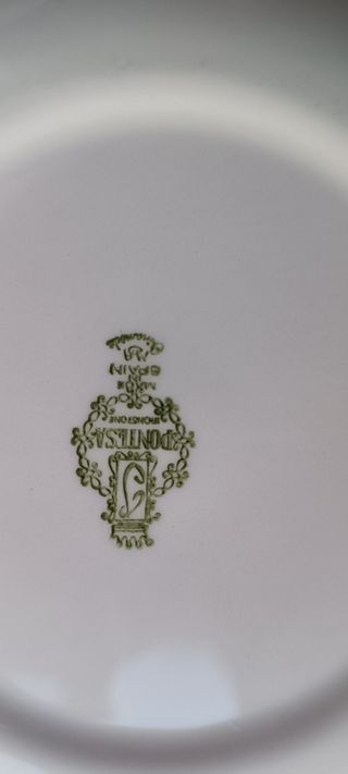 Vajilla porcelana años 70 - 12 comensales