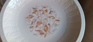 Vajilla porcelana años 70 - 12 comensales