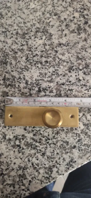 Tiradores armario vintage - metal dorado