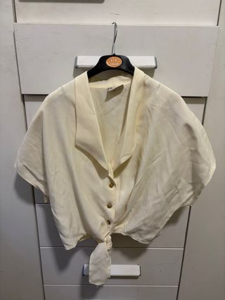 Blusa beige UNIT talla 40