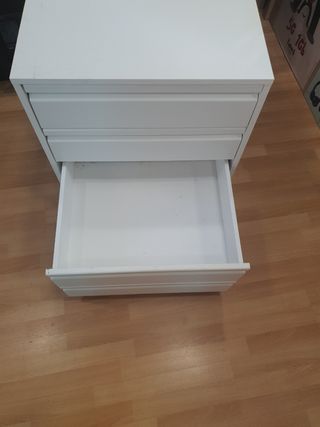 Cajonera blanca 4 cajones