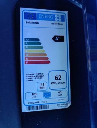 TV Samsung 40" negra