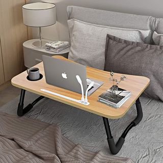 Mesa Ordenador Plegable con 4 USB, cajón. 60x40cm