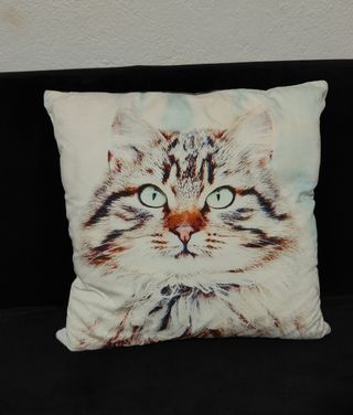 Cojín decorativo gato