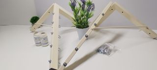 TENDEDERO PLEGABLE  NEGRO EXTENSIBLE 3 CUERDAS