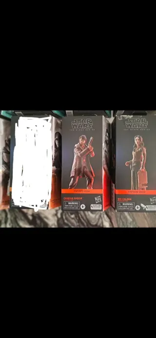 15 figuras 1:12 Black series, Star Wars nuevas