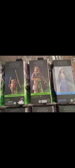 13 figuras 1:12 Black series, Star Wars nuevas