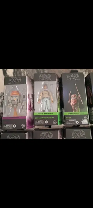 13 figuras 1:12 Black series, Star Wars nuevas