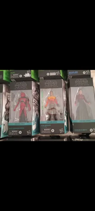 13 figuras 1:12 Black series, Star Wars nuevas