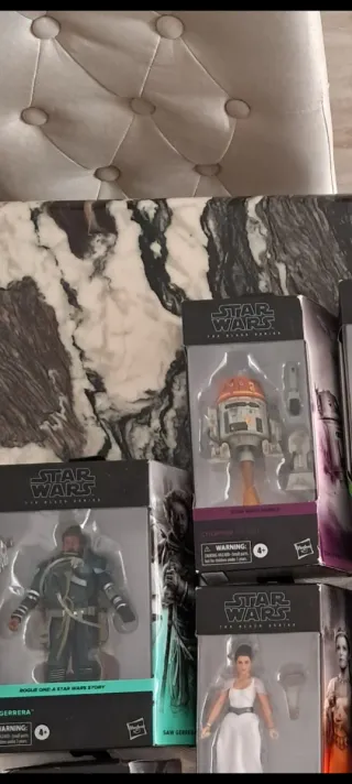 13 figuras 1:12 Black series, Star Wars nuevas