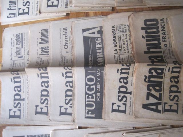 Diario España, Tánger, 1938-40, 24 uds.