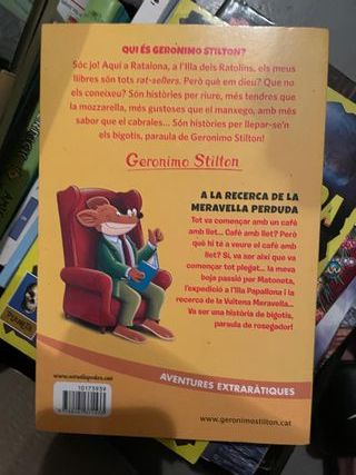 libro Geronimo Stilton "recerca de la maravella"