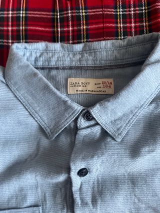 3 Camisas Hombre: Azul, Roja y Amarilla