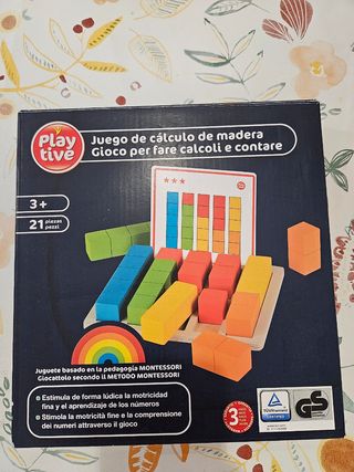 Juego cálculo madera Playtive Montessori